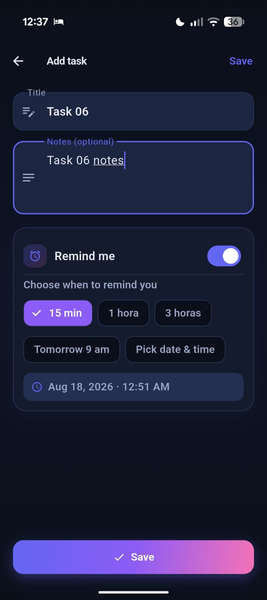 taskReminderPage.screenshots.items.pickTime